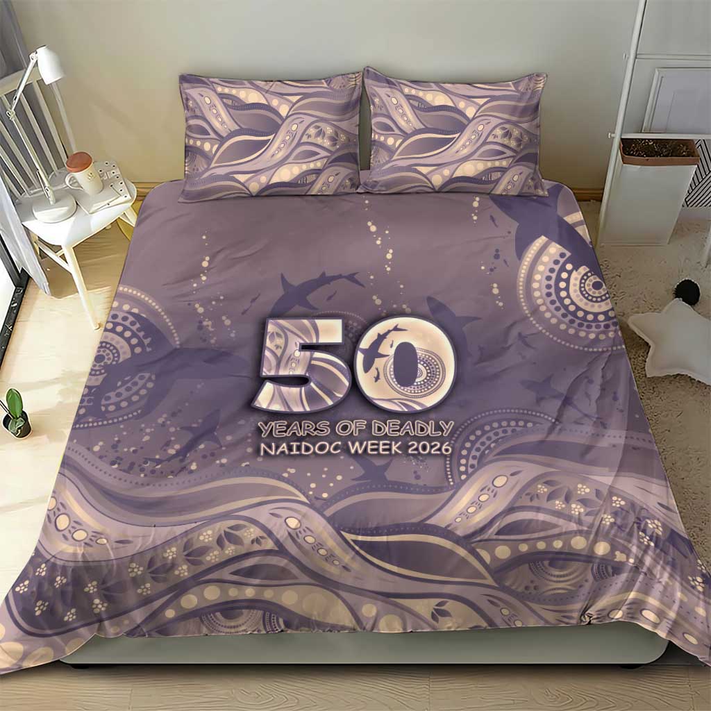 NAIDOC Week 2026 Bedding Set Shark Pattern Coastal Style