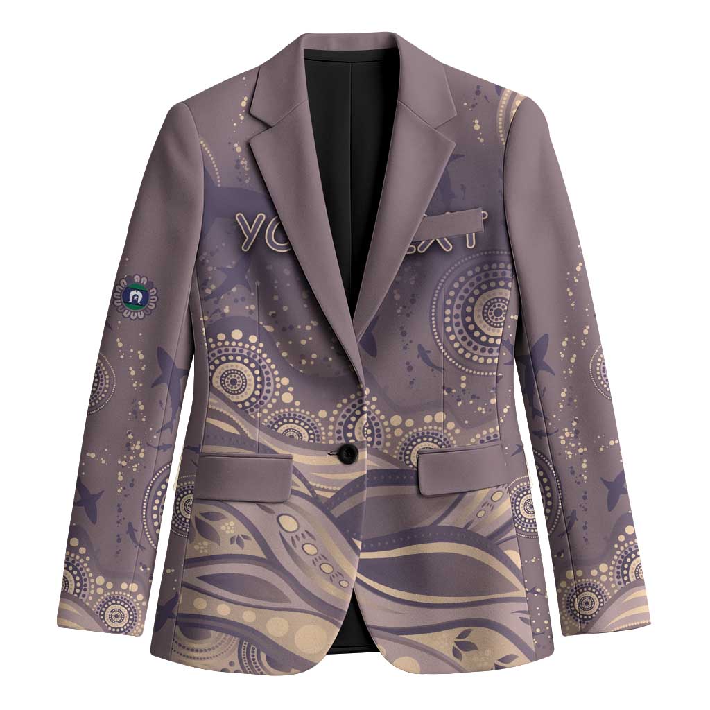 Personalised NAIDOC Week 2026 Blazer Shark Pattern Coastal Style