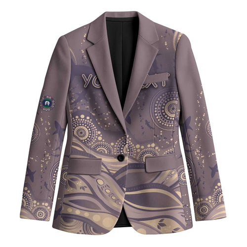 Personalised NAIDOC Week 2026 Blazer Shark Pattern Coastal Style