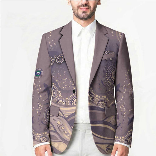 Personalised NAIDOC Week 2026 Blazer Shark Pattern Coastal Style