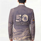 Personalised NAIDOC Week 2026 Blazer Shark Pattern Coastal Style