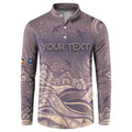 Personalised NAIDOC Week 2026 Button Sweatshirt Shark Pattern Coastal Style