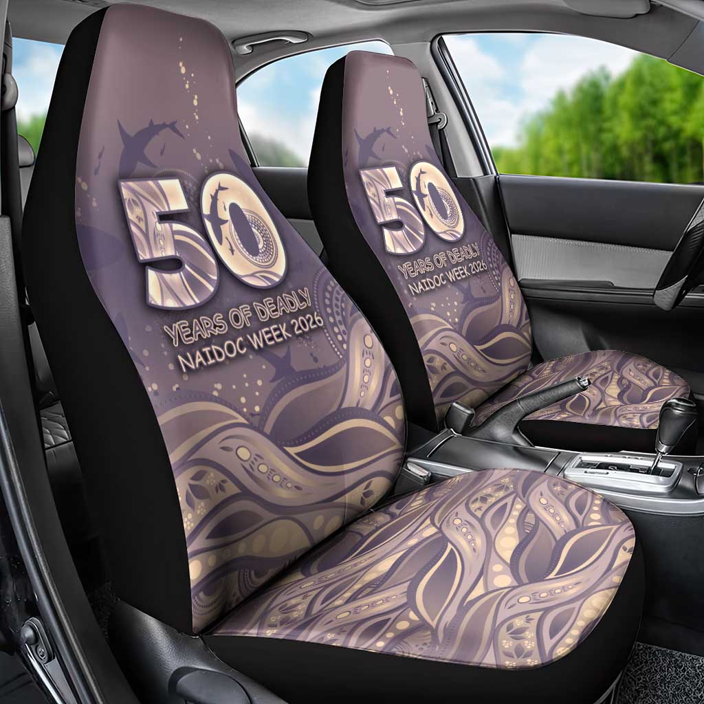NAIDOC Week 2026 Car Seat Cover Shark Pattern Coastal Style