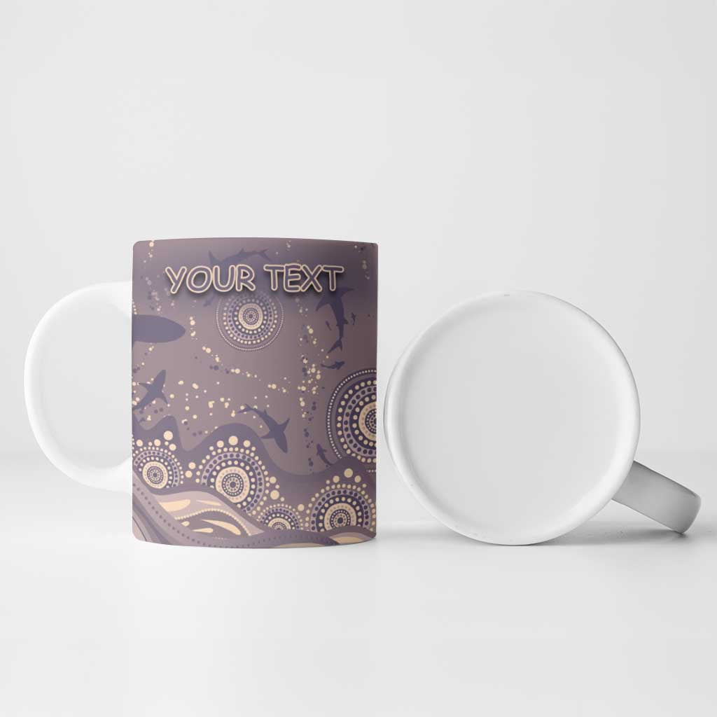 Personalised NAIDOC Week 2026 Ceramic Mug Shark Pattern Coastal Style