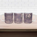 Personalised NAIDOC Week 2026 Ceramic Mug Shark Pattern Coastal Style