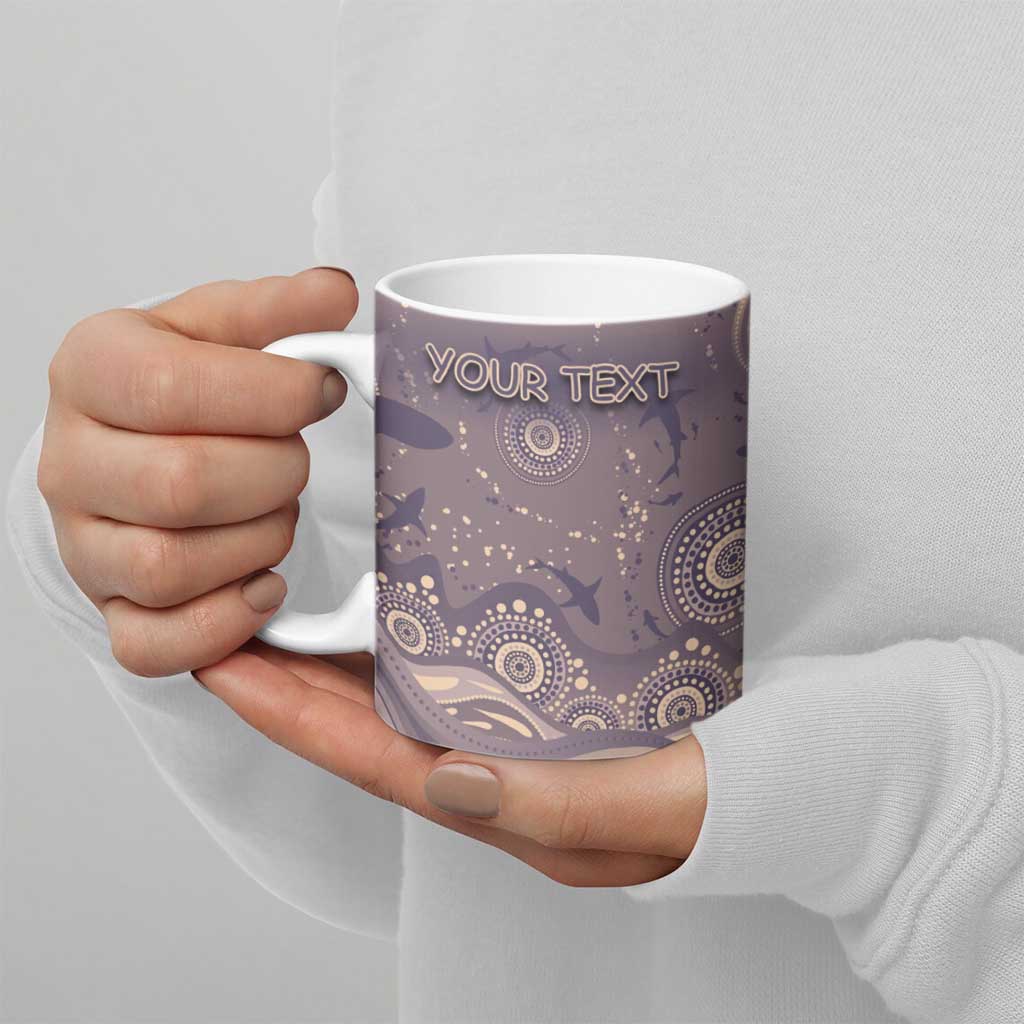 Personalised NAIDOC Week 2026 Ceramic Mug Shark Pattern Coastal Style