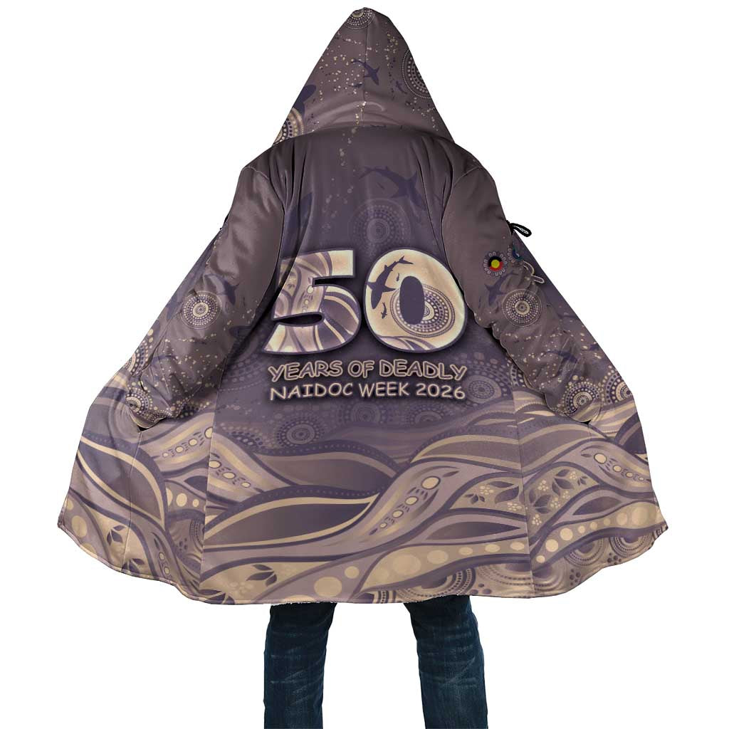 Personalised NAIDOC Week 2026 Cloak Shark Pattern Coastal Style