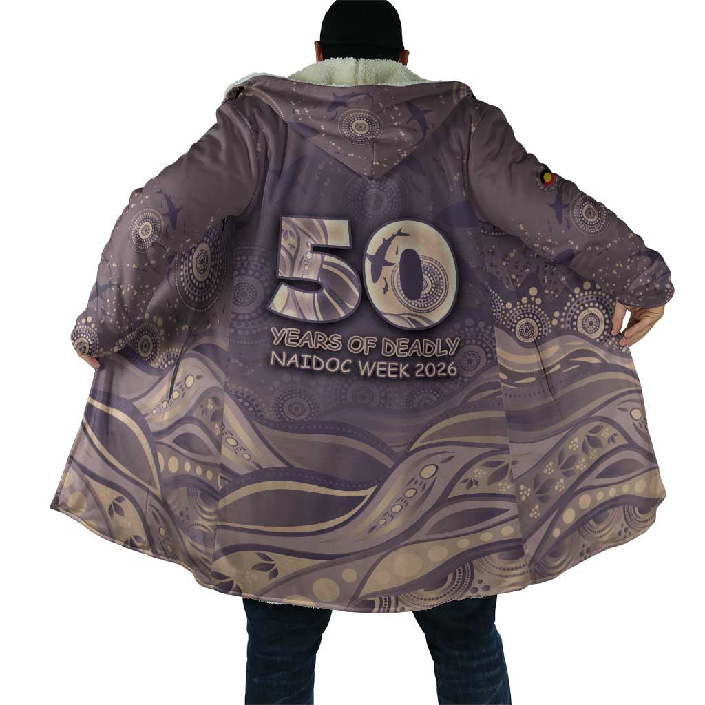 Personalised NAIDOC Week 2026 Cloak Shark Pattern Coastal Style
