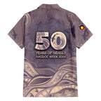 Personalised NAIDOC Week 2026 Family Matching Mermaid Dress and Hawaiian Shirt Shark Pattern Coastal Style