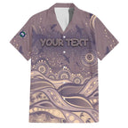 Personalised NAIDOC Week 2026 Family Matching Off Shoulder Maxi Dress and Hawaiian Shirt Shark Pattern Coastal Style