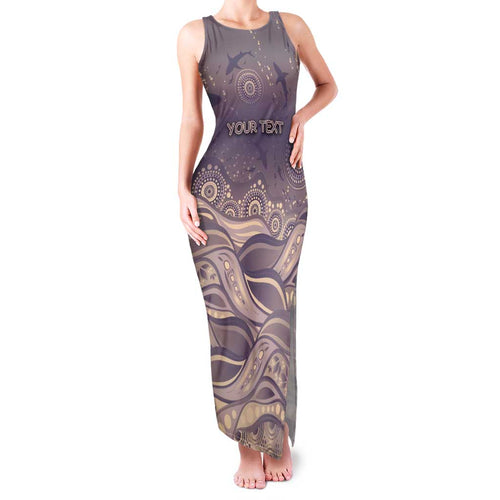 Personalised NAIDOC Week 2026 Family Matching Tank Maxi Dress and Hawaiian Shirt Shark Pattern Coastal Style