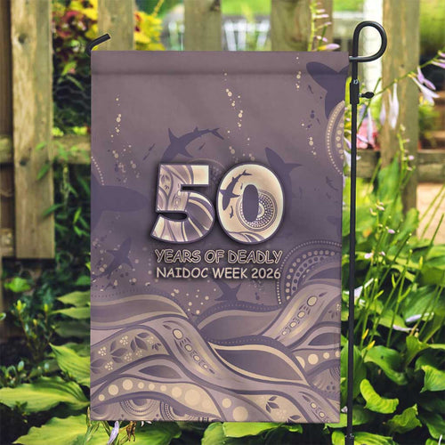NAIDOC Week 2026 Garden Flag Shark Pattern Coastal Style