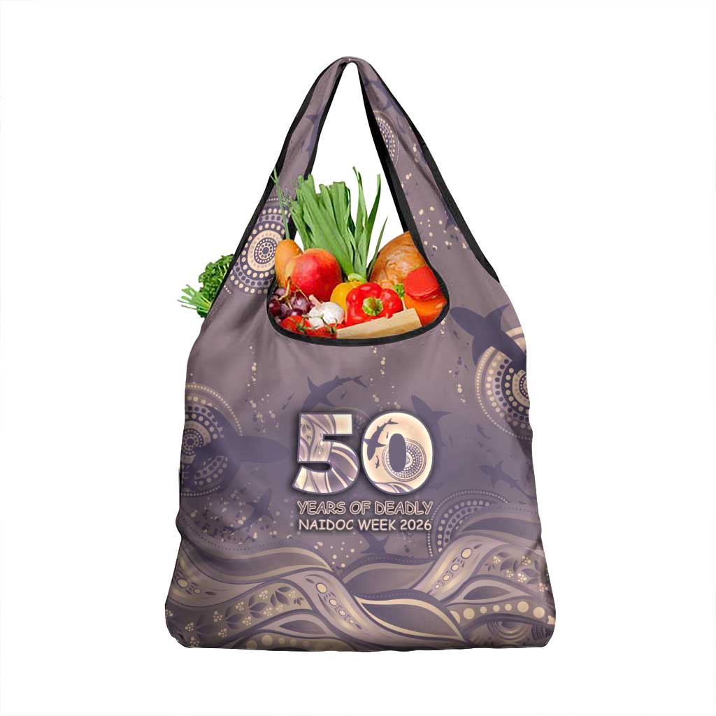 NAIDOC Week 2026 Grocery Bag Shark Pattern Coastal Style