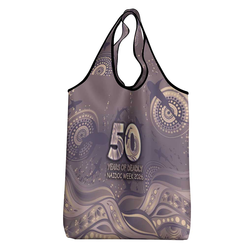 NAIDOC Week 2026 Grocery Bag Shark Pattern Coastal Style