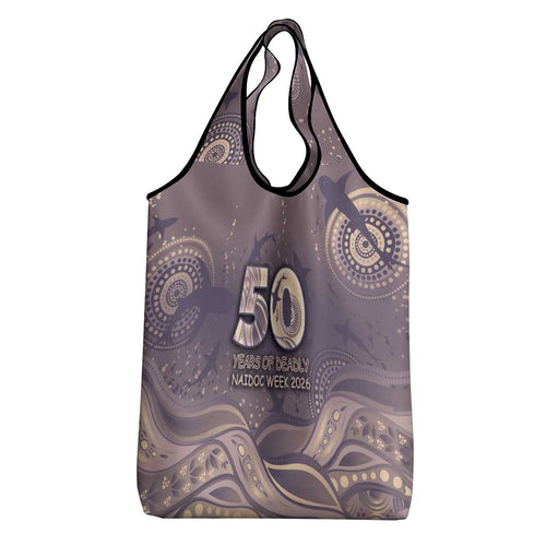 NAIDOC Week 2026 Grocery Bag Shark Pattern Coastal Style