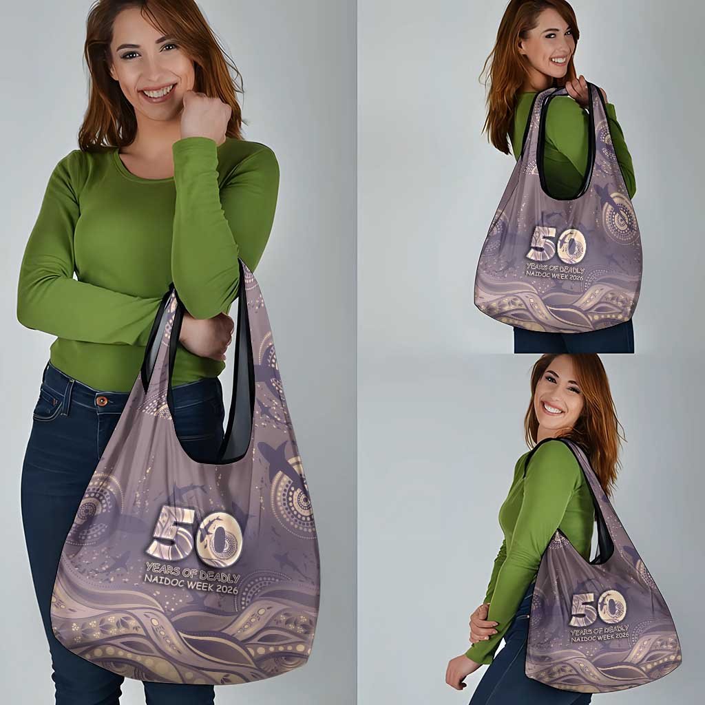 NAIDOC Week 2026 Grocery Bag Shark Pattern Coastal Style