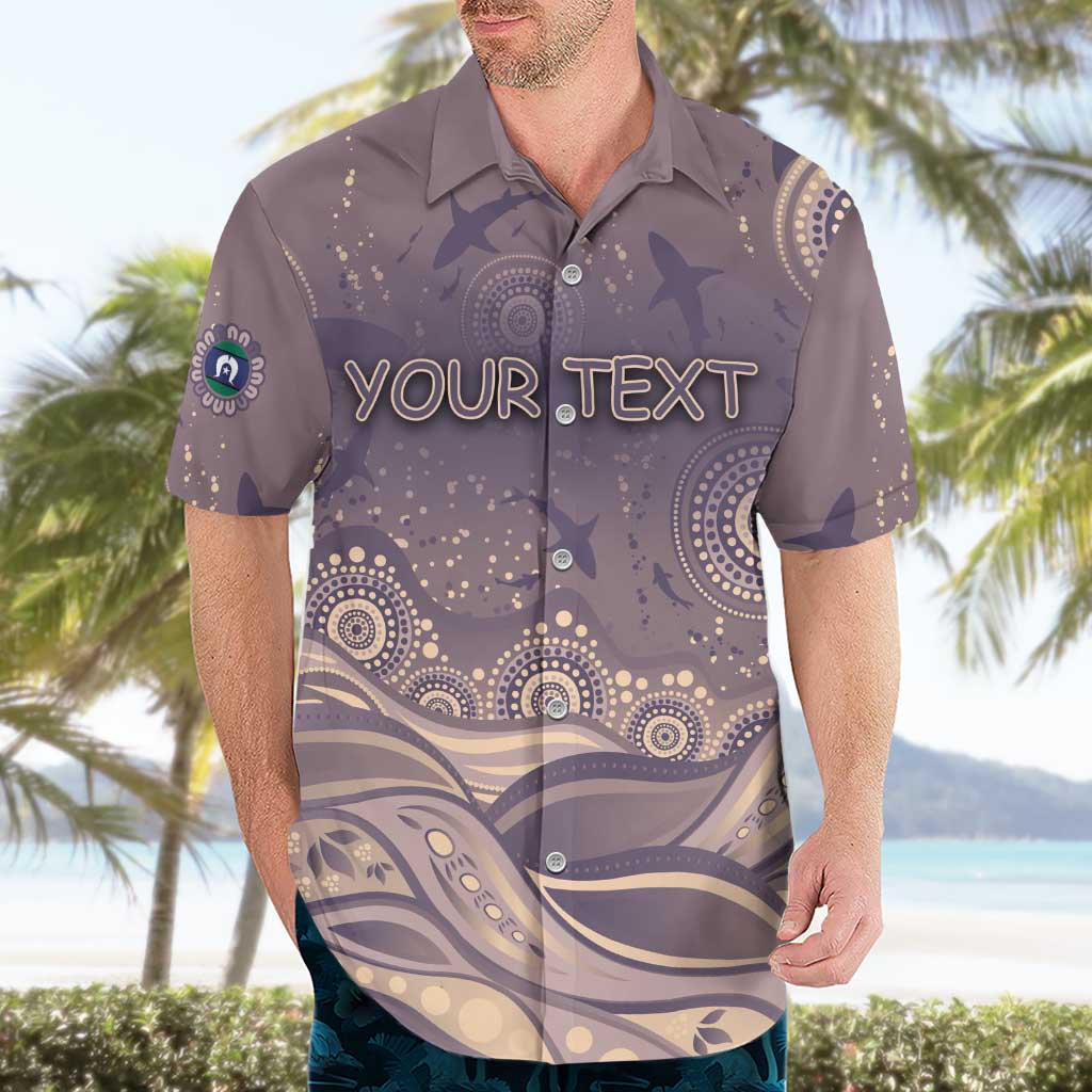 Personalised NAIDOC Week 2026 Hawaiian Shirt Shark Pattern Coastal Style