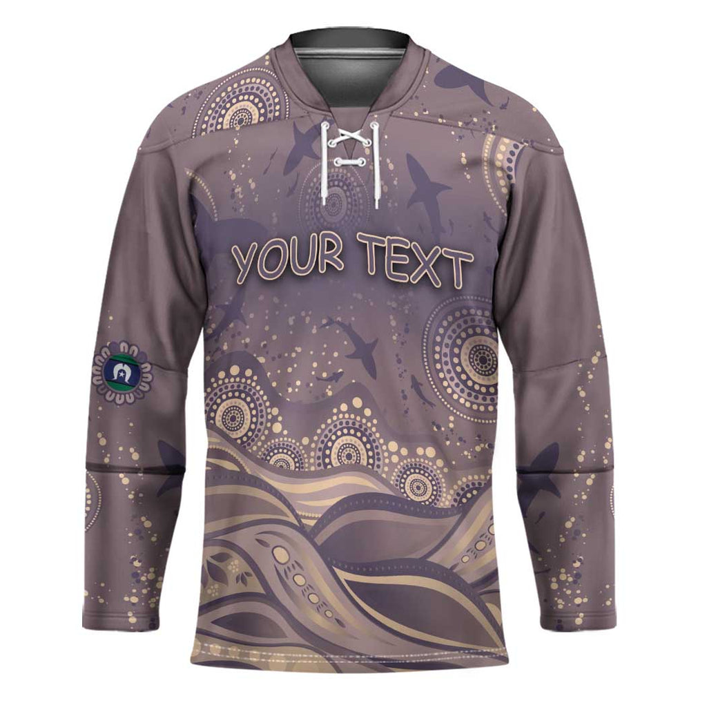 Personalised NAIDOC Week 2026 Hockey Jersey Shark Pattern Coastal Style