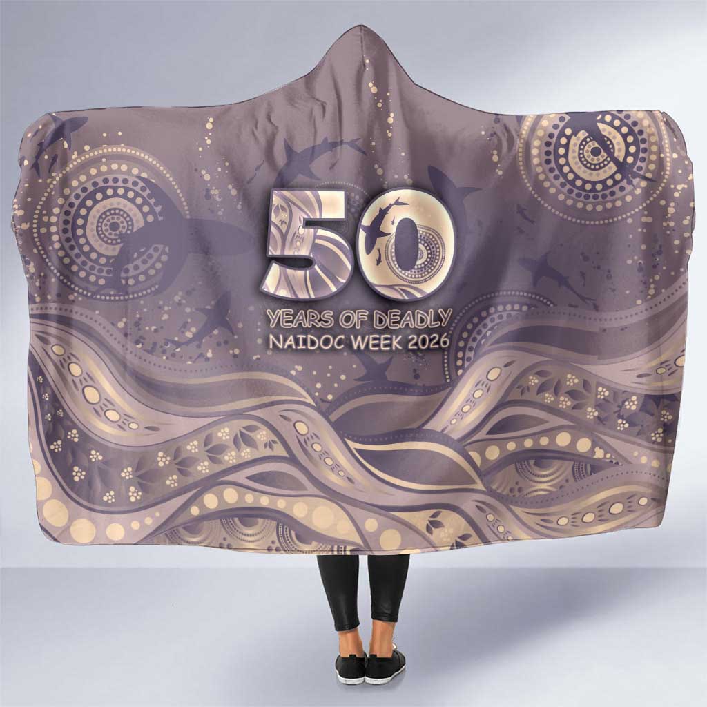 NAIDOC Week 2026 Hooded Blanket Shark Pattern Coastal Style