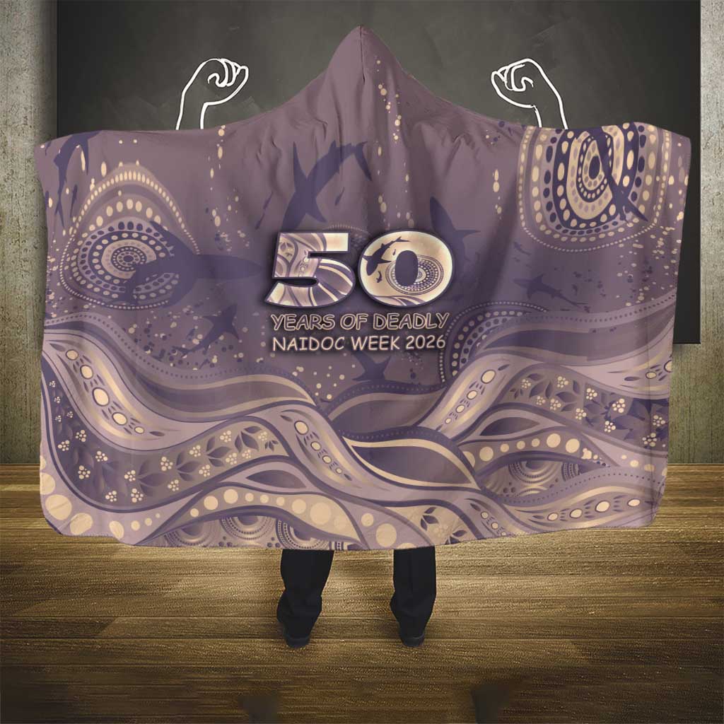 NAIDOC Week 2026 Hooded Blanket Shark Pattern Coastal Style