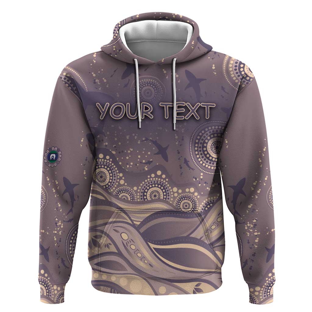 Personalised NAIDOC Week 2026 Hoodie Shark Pattern Coastal Style