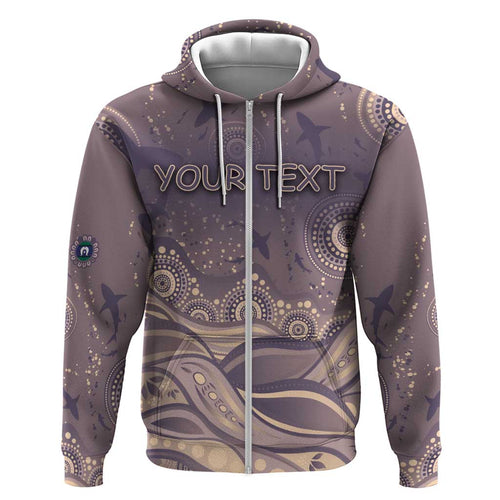 Personalised NAIDOC Week 2026 Hoodie Shark Pattern Coastal Style