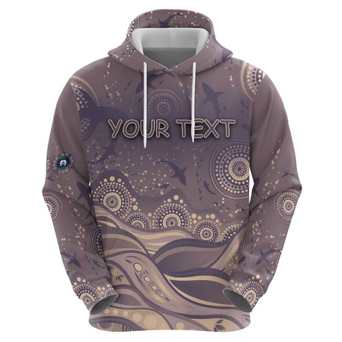 Personalised NAIDOC Week 2026 Hoodie Shark Pattern Coastal Style