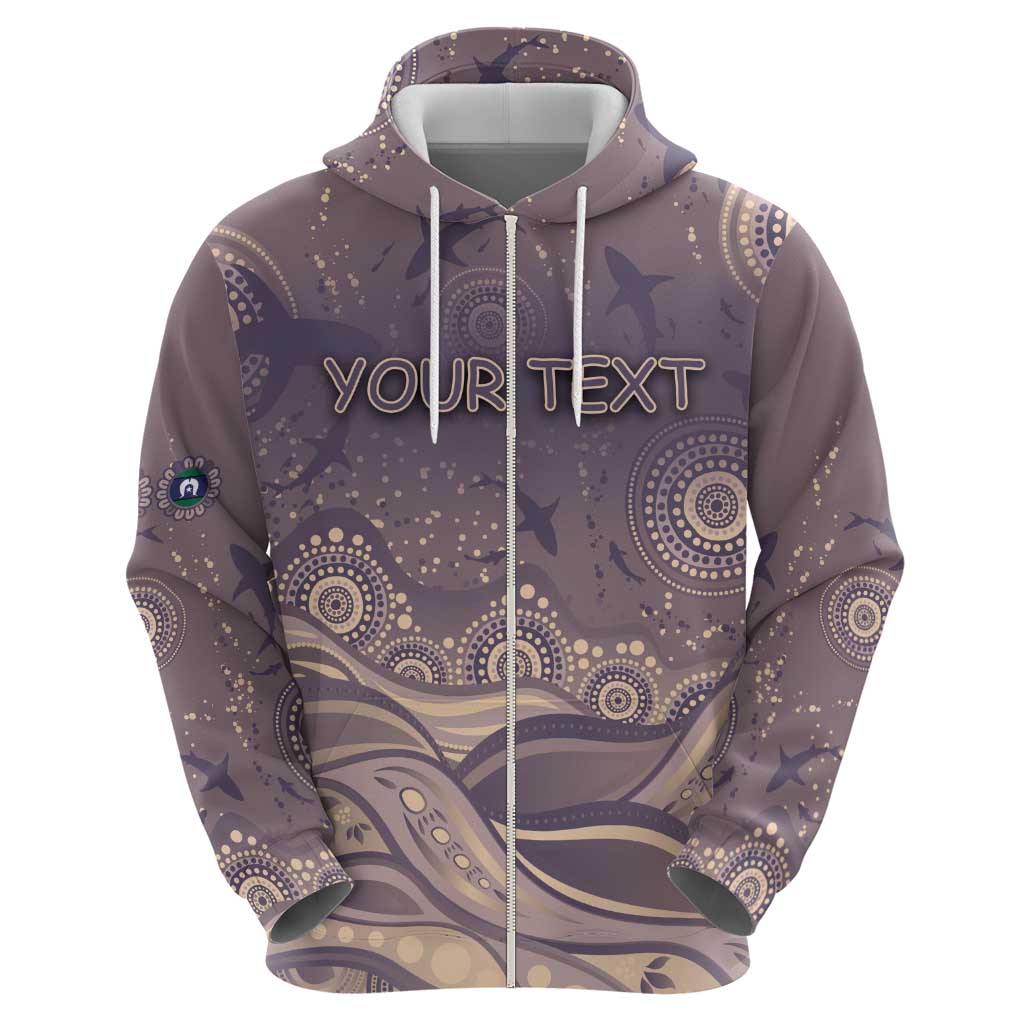 Personalised NAIDOC Week 2026 Hoodie Shark Pattern Coastal Style