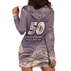 Personalised NAIDOC Week 2026 Hoodie Dress Shark Pattern Coastal Style