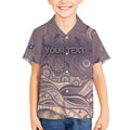 Personalised NAIDOC Week 2026 Kid Hawaiian Shirt Shark Pattern Coastal Style