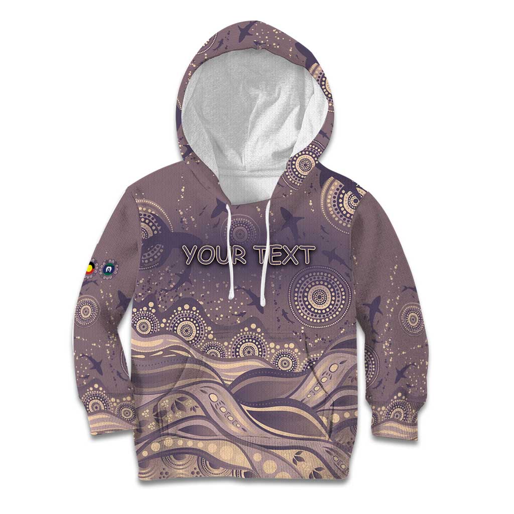 Personalised NAIDOC Week 2026 Kid Hoodie Shark Pattern Coastal Style