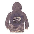 Personalised NAIDOC Week 2026 Kid Hoodie Shark Pattern Coastal Style