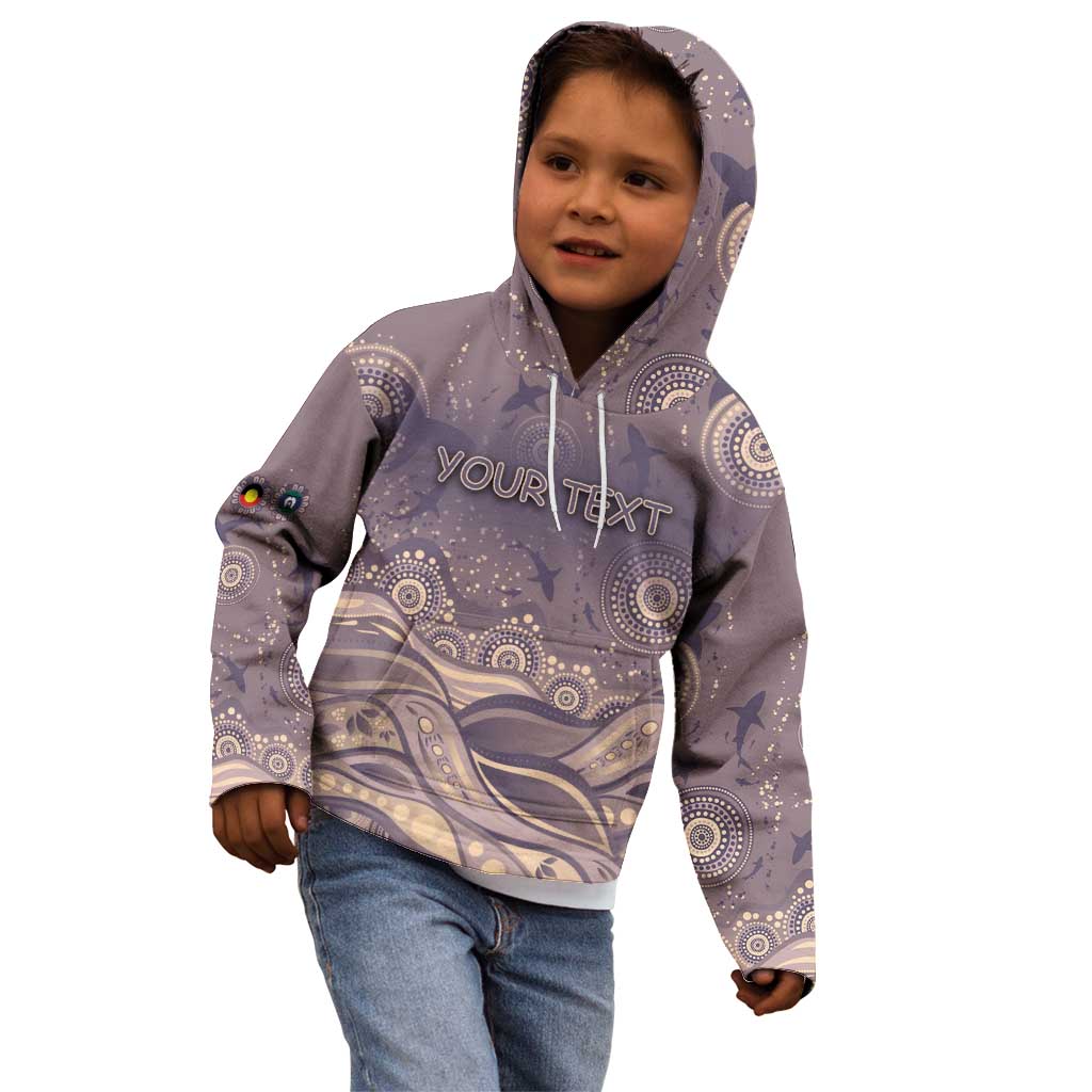 Personalised NAIDOC Week 2026 Kid Hoodie Shark Pattern Coastal Style
