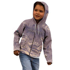Personalised NAIDOC Week 2026 Kid Hoodie Shark Pattern Coastal Style