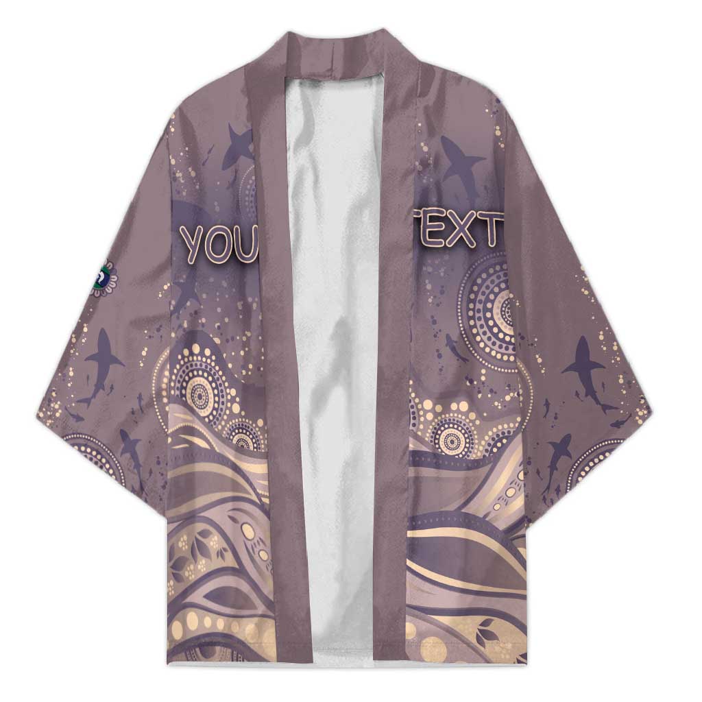 Personalised NAIDOC Week 2026 Kimono Shark Pattern Coastal Style