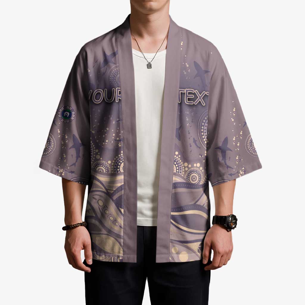 Personalised NAIDOC Week 2026 Kimono Shark Pattern Coastal Style