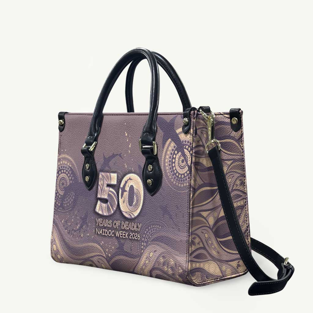 NAIDOC Week 2026 Leather Bag Shark Pattern Coastal Style