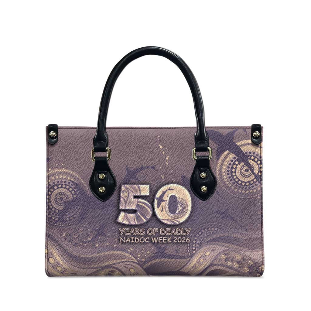 NAIDOC Week 2026 Leather Bag Shark Pattern Coastal Style