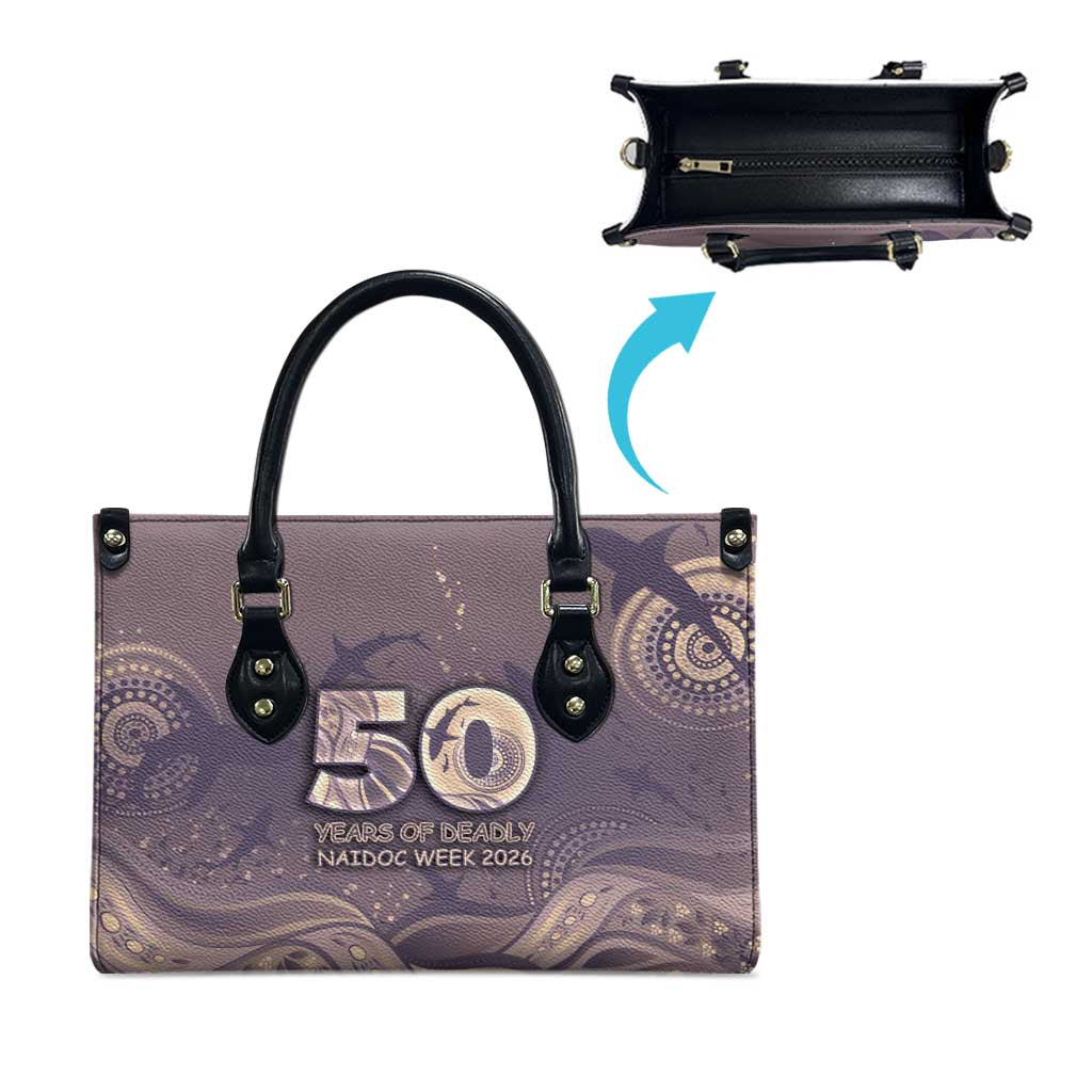 NAIDOC Week 2026 Leather Bag Shark Pattern Coastal Style