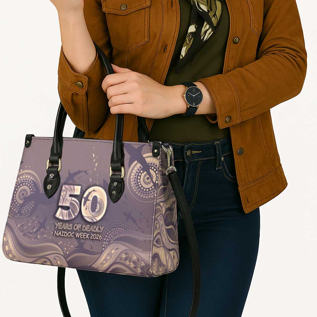 NAIDOC Week 2026 Leather Bag Shark Pattern Coastal Style