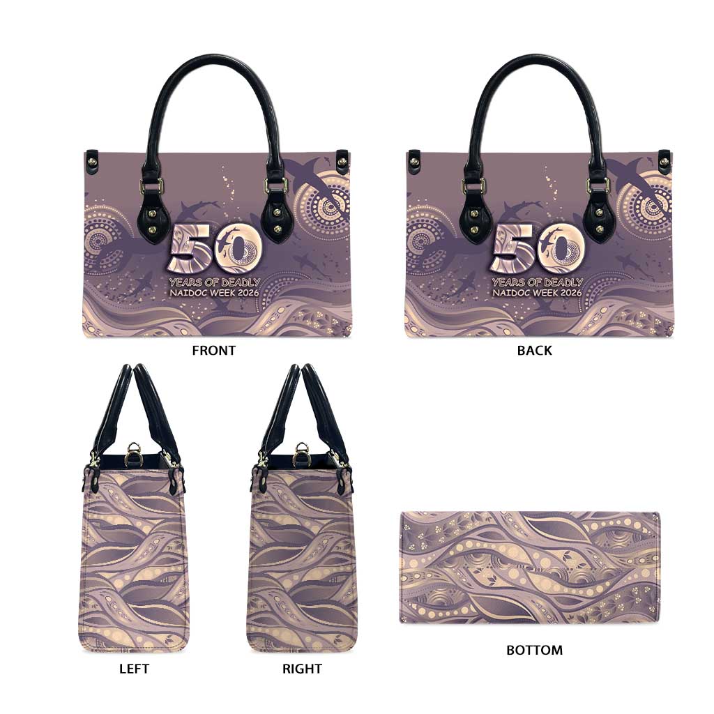 NAIDOC Week 2026 Leather Bag Shark Pattern Coastal Style