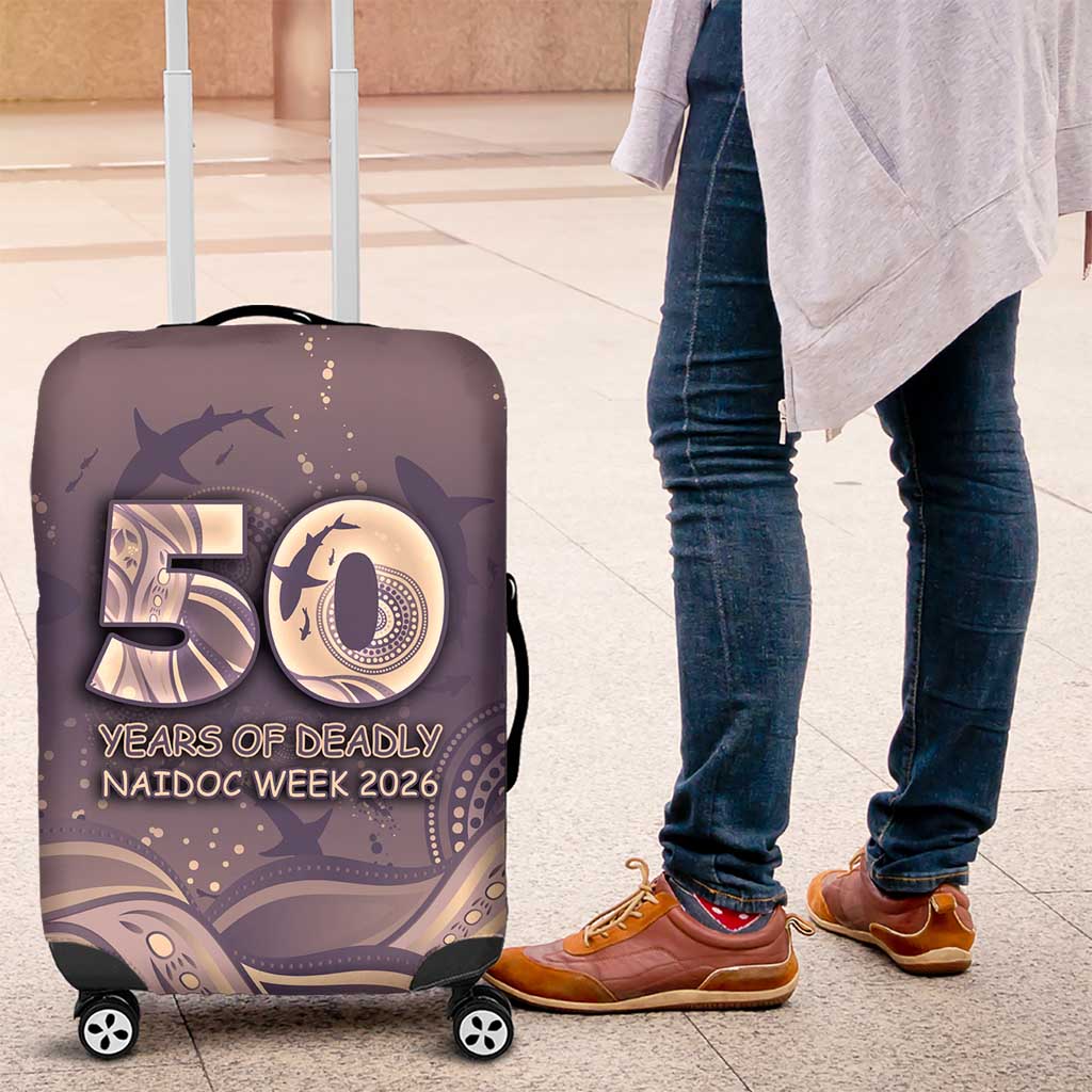 NAIDOC Week 2026 Luggage Cover Shark Pattern Coastal Style