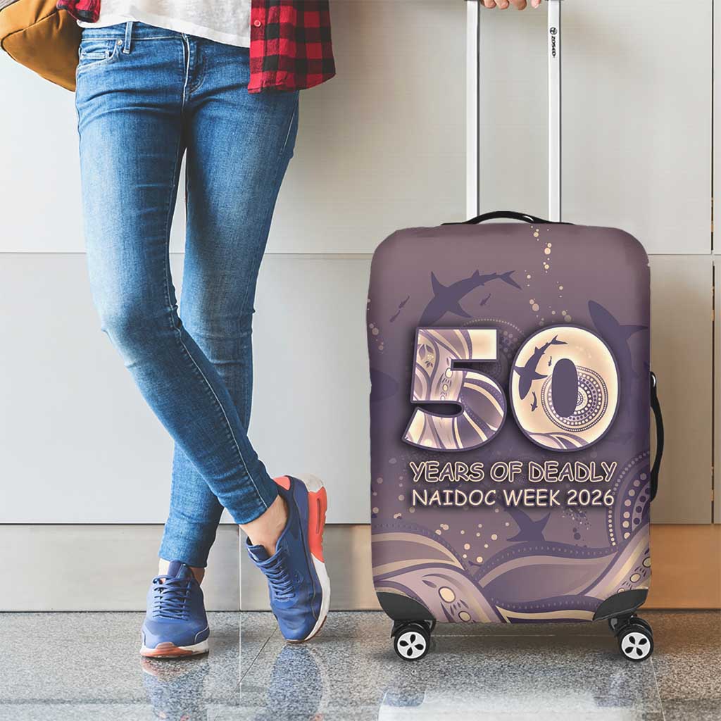 NAIDOC Week 2026 Luggage Cover Shark Pattern Coastal Style