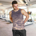Personalised NAIDOC Week 2026 Men Tank Top Shark Pattern Coastal Style