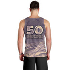 Personalised NAIDOC Week 2026 Men Tank Top Shark Pattern Coastal Style
