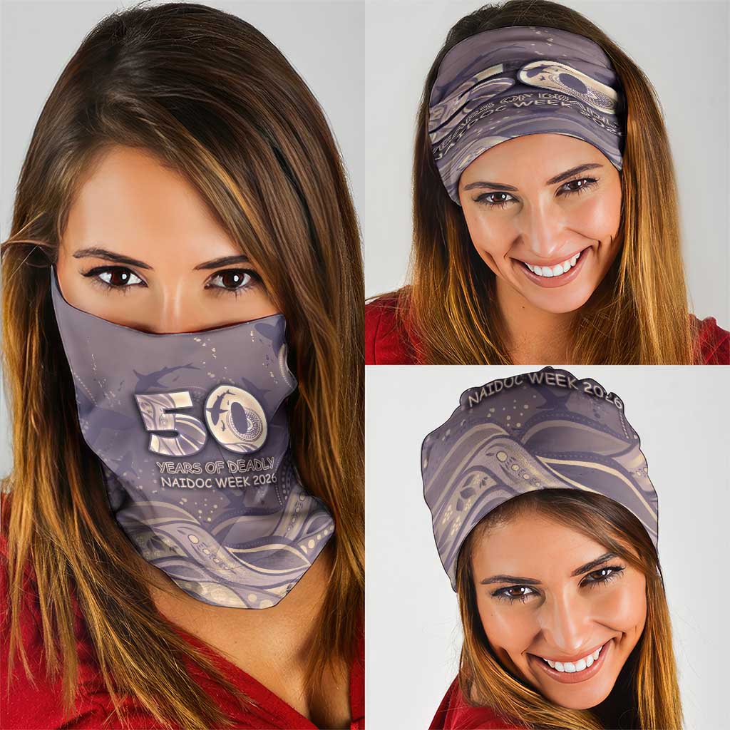 NAIDOC Week 2026 Neck Gaiter Shark Pattern Coastal Style