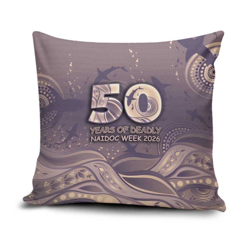 NAIDOC Week 2026 Pillow Cover Shark Pattern Coastal Style