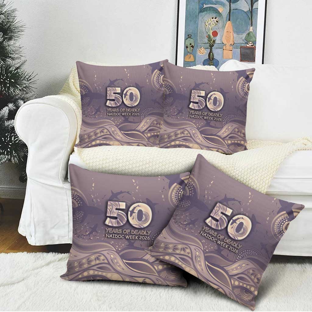 NAIDOC Week 2026 Pillow Cover Shark Pattern Coastal Style