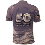 Personalised NAIDOC Week 2026 Polo Shirt Shark Pattern Coastal Style