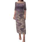Personalised NAIDOC Week 2026 Puletasi Shark Pattern Coastal Style